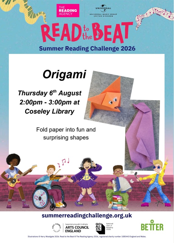 Coseley Library - Summer Reading Challenge: Origami